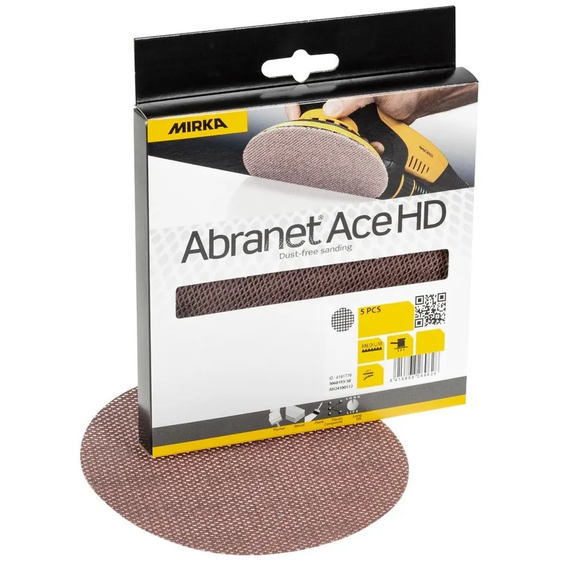 ABRANET ACE HD PYÖRÖ 125MM K40 5KPL Sertifioitu